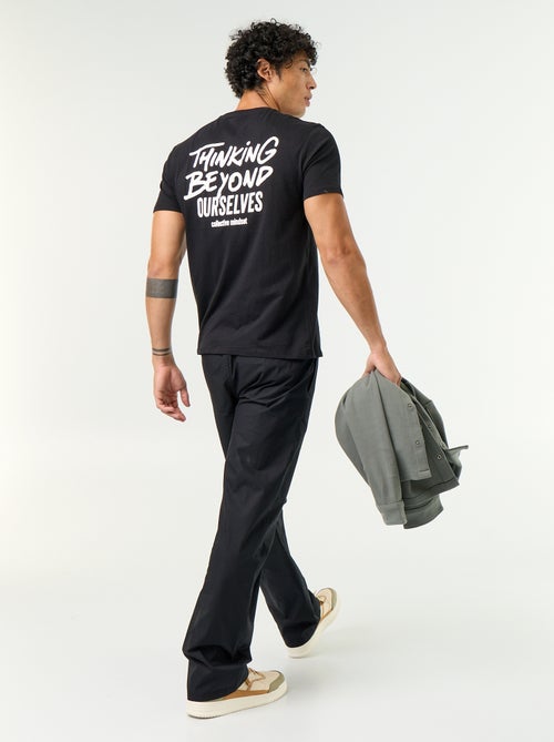 T-shirt con stampa fantasia a maniche corte - Kiabi