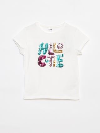 T-shirt con stampa fantasia