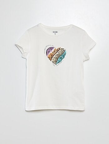 T-shirt con stampa fantasia