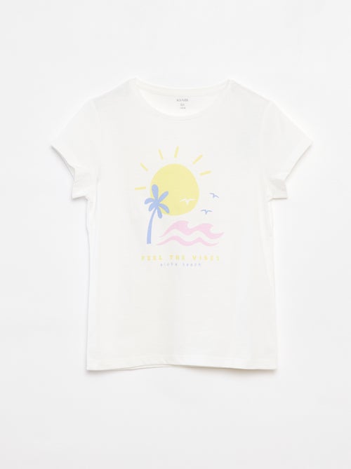 T-shirt con stampa fantasia - Kiabi