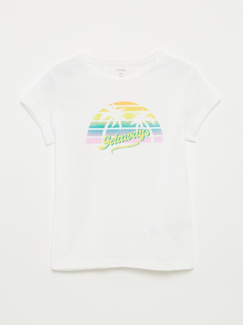 T-shirt con stampa fantasia - Kiabi