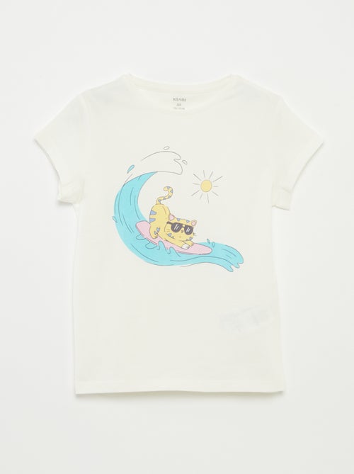 T-shirt con stampa fantasia - Kiabi