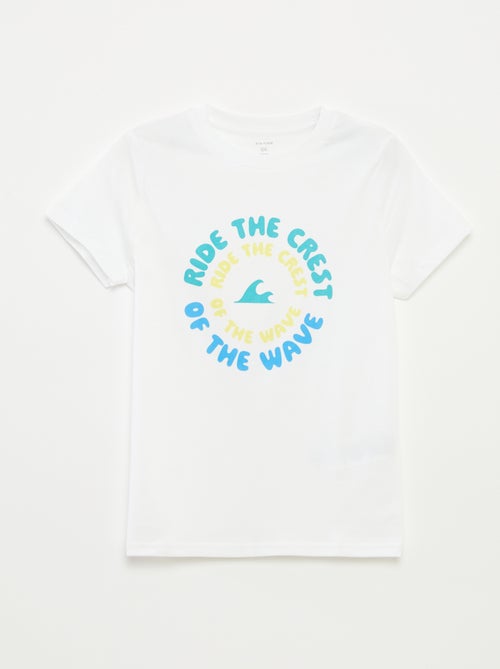 T-shirt con stampa fantasia - Kiabi
