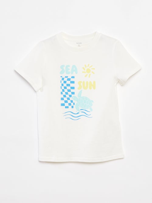 T-shirt con stampa fantasia - Kiabi