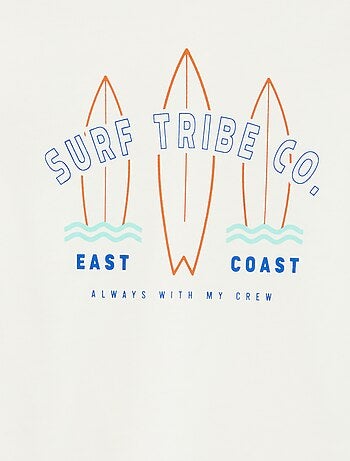 T-shirt con stampa fantasia