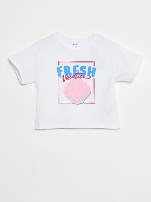 T-shirt con stampa fantasia - Kiabi