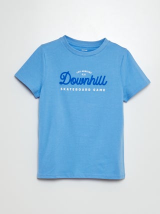 T-shirt con stampa fantasia