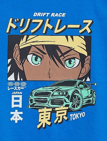 T-shirt con stampa fantasia