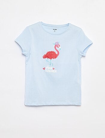 T-shirt con stampa fantasia
