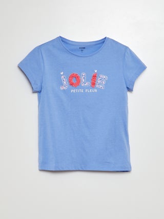 T-shirt con stampa fantasia