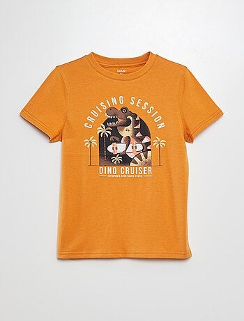 T-shirt con stampa fantasia