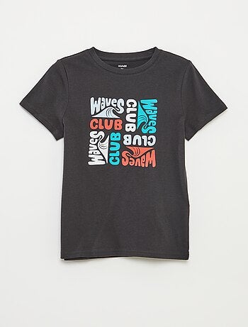 T-shirt con stampa fantasia