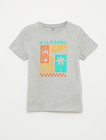 T-shirt con stampa fantasia