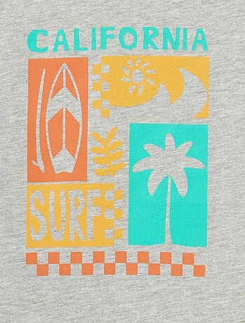 T-shirt con stampa fantasia