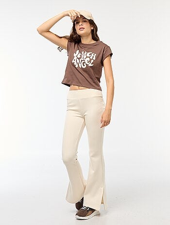 T-shirt con stampa fantasia