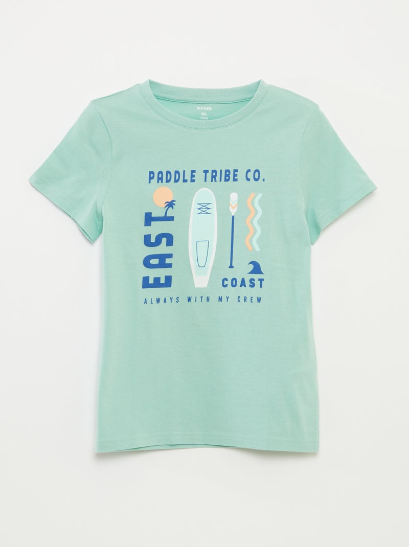 T-shirt con stampa fantasia VERDE - Kiabi