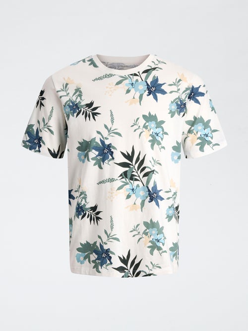 T-shirt con stampa floreale 'JJ Rebel' - Kiabi
