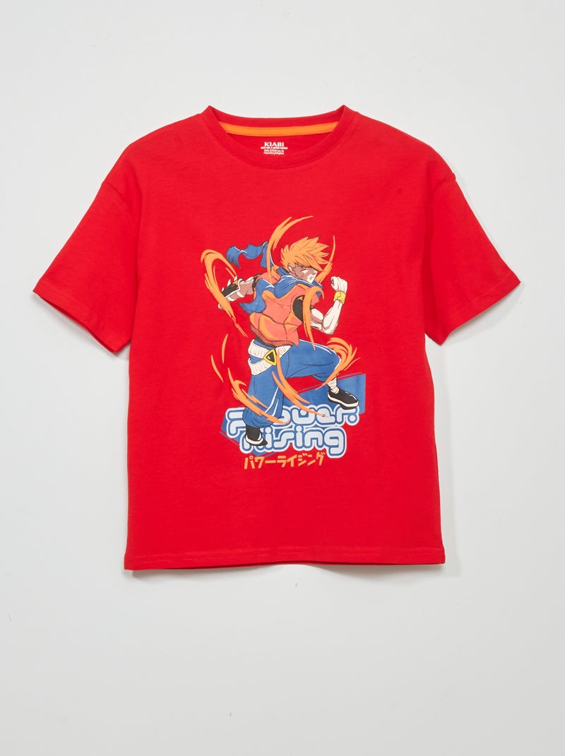 T-shirt con stampa 'Giappone' ROSSO - Kiabi