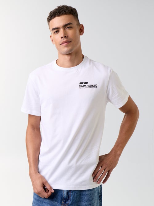 T-shirt con stampa 'Gran Turismo' fronte-retro - Kiabi