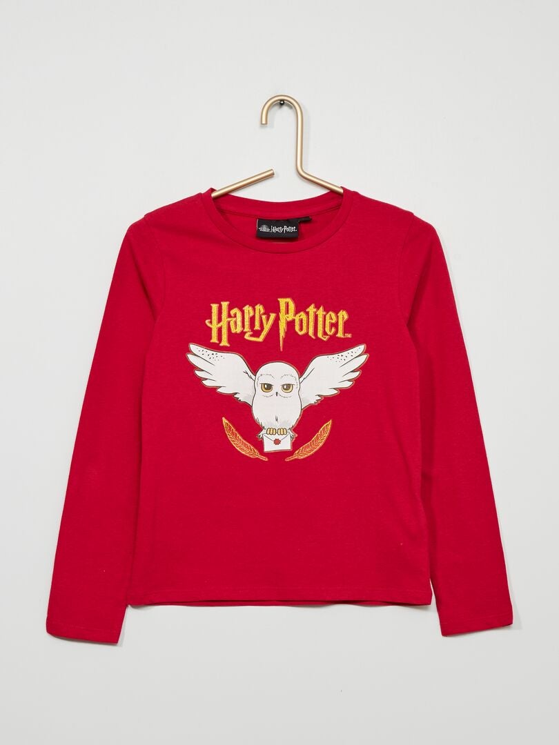 T-shirt con stampa 'Harry Potter' bordeaux - Kiabi