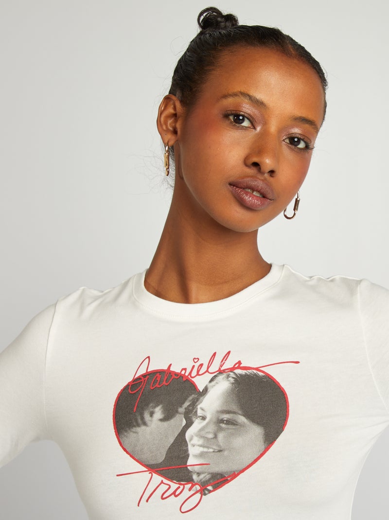 T-shirt con stampa 'High School Musical' BIANCO - Kiabi