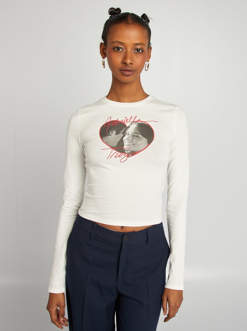 T-shirt con stampa 'High School Musical' BIANCO - Kiabi