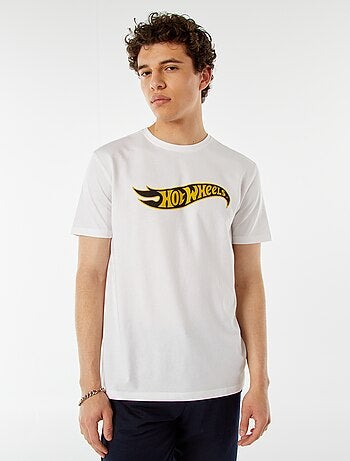 T-shirt con stampa 'Hot Wheels'