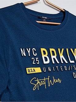 Ragazzo 10-18 anni - T-shirt con stampa in rilievo - Kiabi