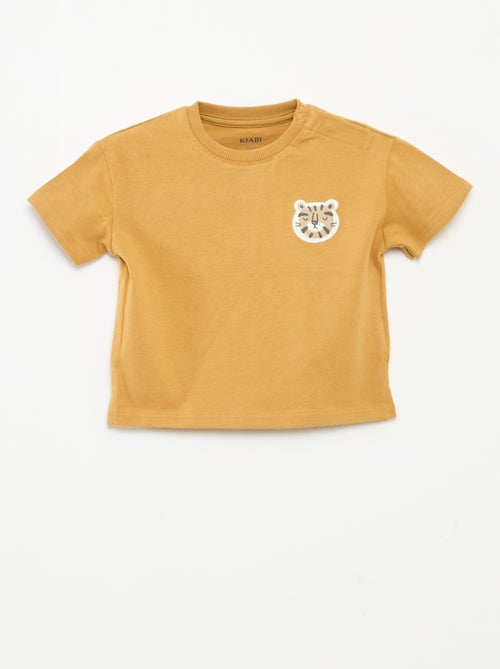 T-shirt con stampa in rilievo - Kiabi