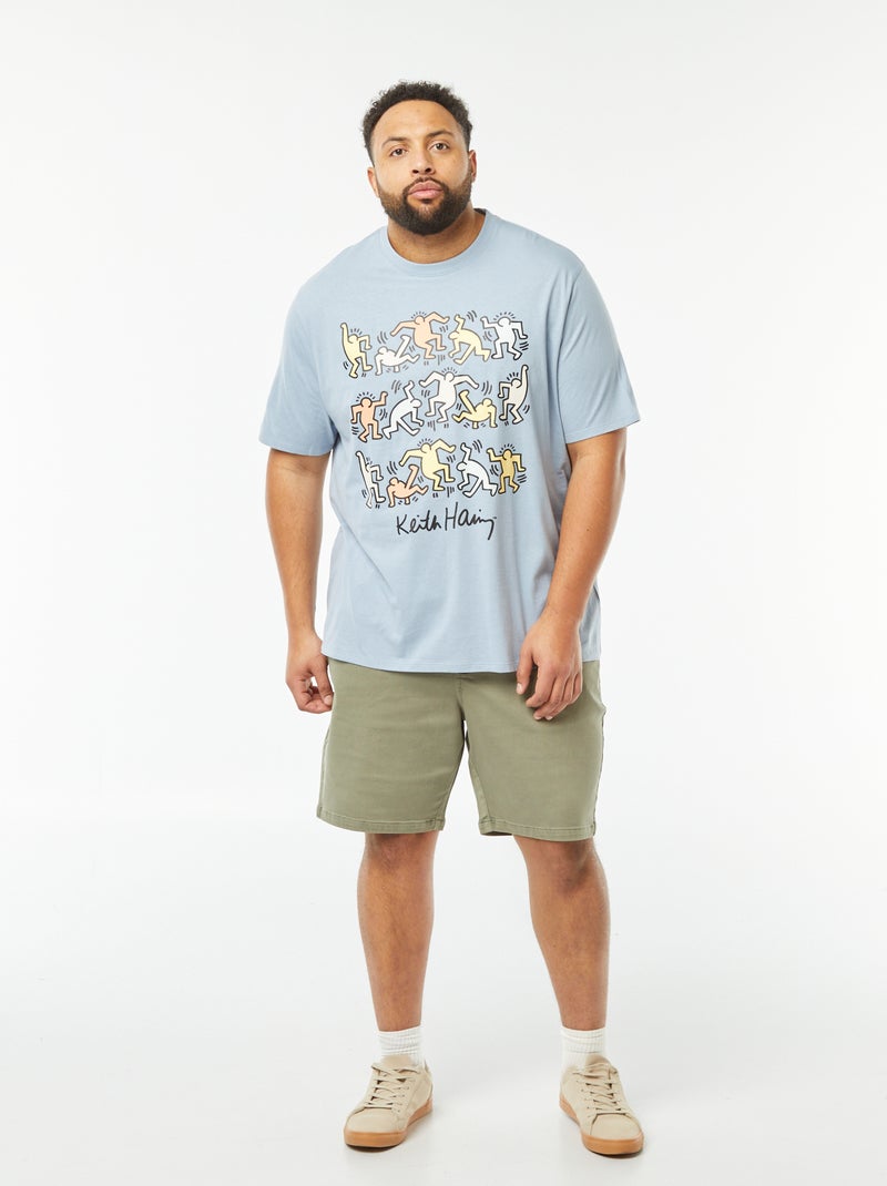 T-shirt con stampa 'Keith Haring' BLU - Kiabi