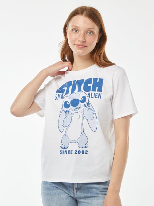 T-shirt con stampa 'Lilo & Stitch Disney' a maniche corte - Kiabi
