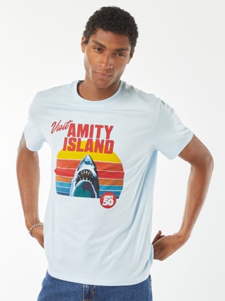 T-shirt con stampa 'Lo Squalo'