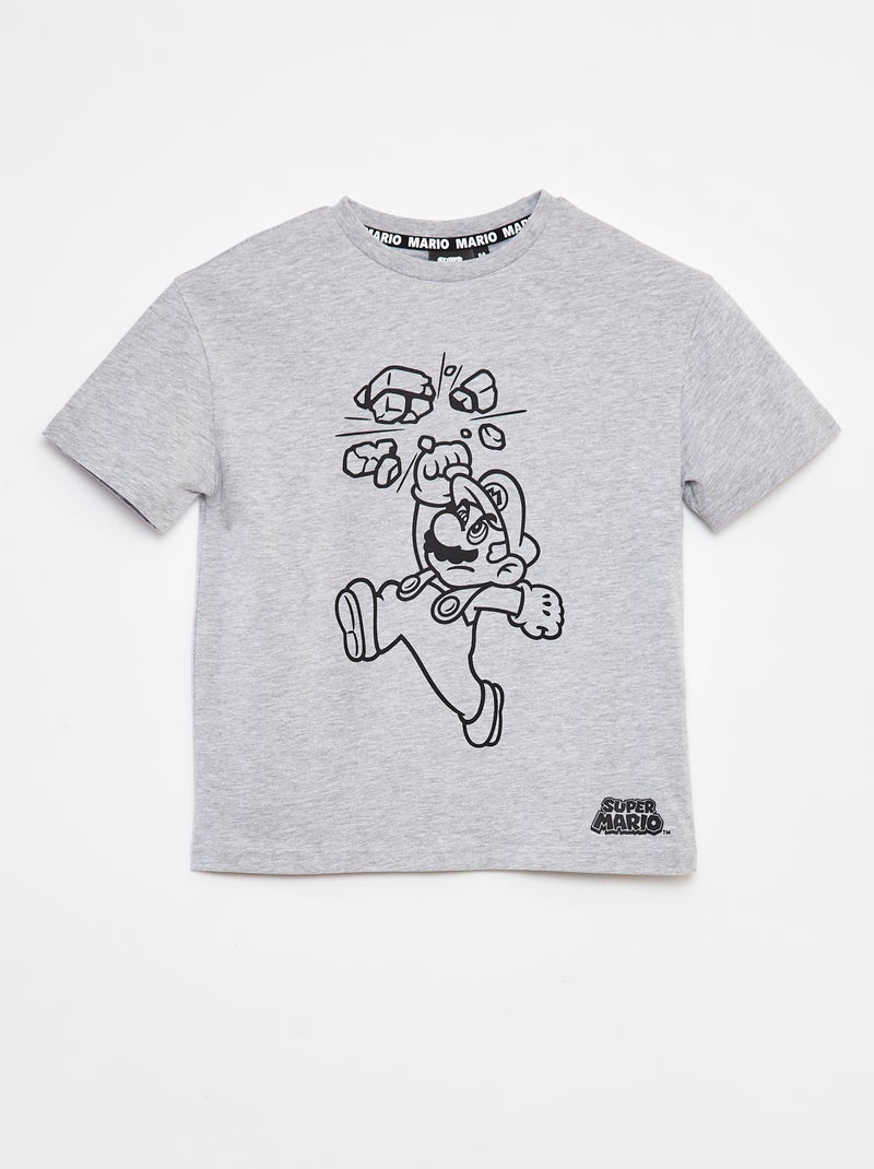 T-shirt con stampa 'Mario' GRIGIO - Kiabi