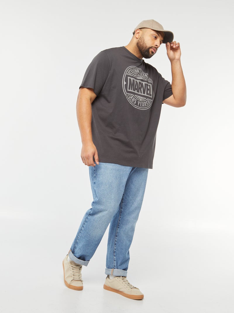 T-shirt con stampa 'Marvel' a maniche corte GRIGIO - Kiabi