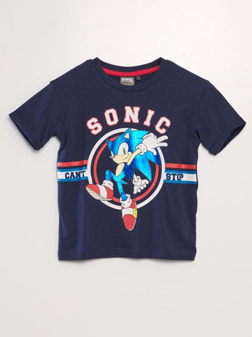T-shirt con stampa metallizzata 'Sonic' - Kiabi