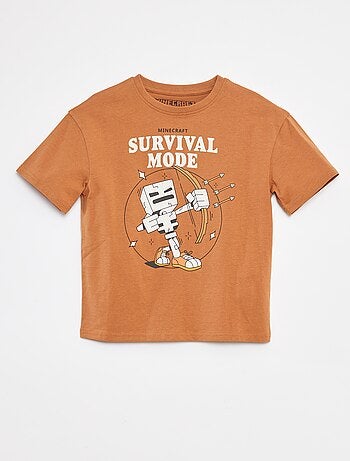 T-shirt con stampa 'Minecraft'