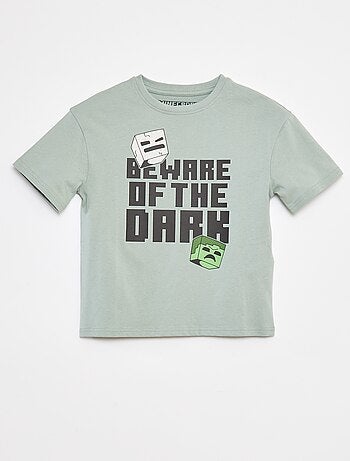 T-shirt con stampa 'Minecraft'