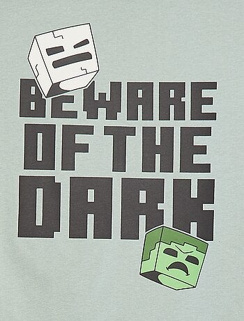 T-shirt con stampa 'Minecraft'