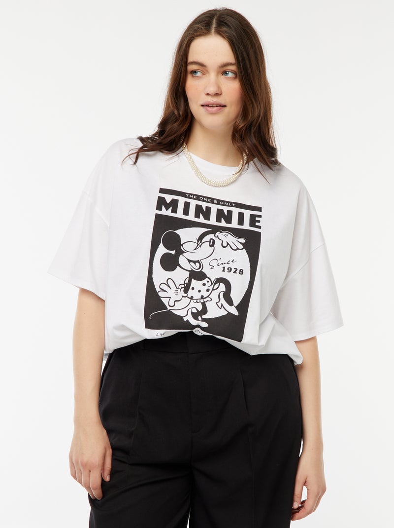 T-shirt con stampa 'Minnie' Bianco - Kiabi