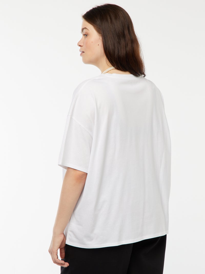 T-shirt con stampa 'Minnie' Bianco - Kiabi