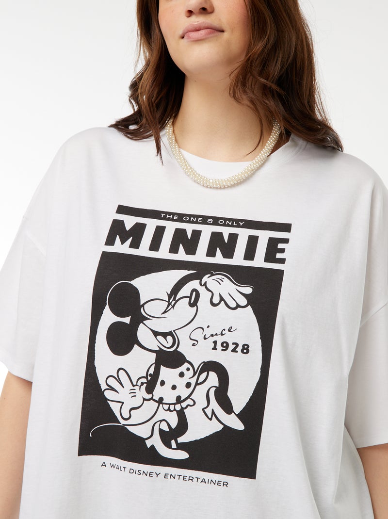 T-shirt con stampa 'Minnie' Bianco - Kiabi