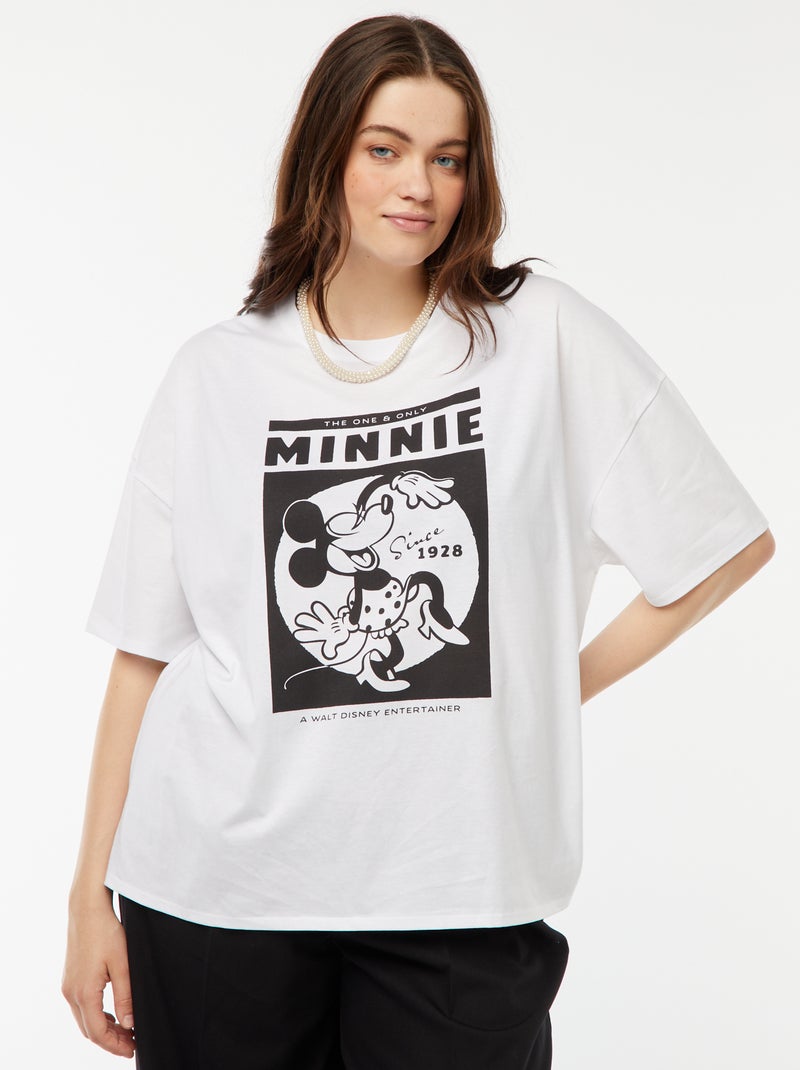 T-shirt con stampa 'Minnie' Bianco - Kiabi