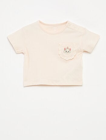 T-shirt con stampa 'Minou'