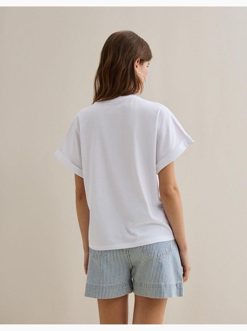 T-shirt con stampa, MO Fashion Bianco - Kiabi