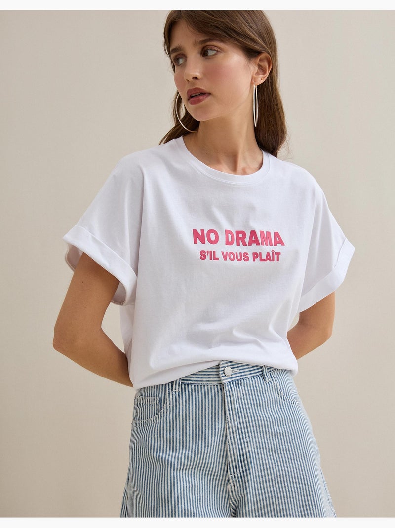 T-shirt con stampa, MO Fashion Bianco - Kiabi