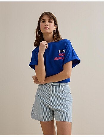 T-shirt con stampa, mo fashion