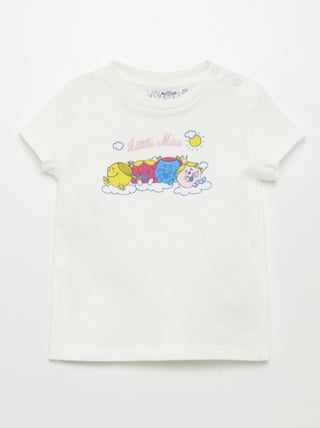 T-shirt con stampa 'Monsieur Madame'