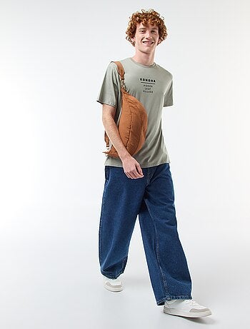T-shirt con stampa 'Naruto' a maniche corte
