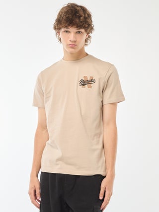 T-shirt con stampa 'Naruto' davanti/dietro a maniche corte