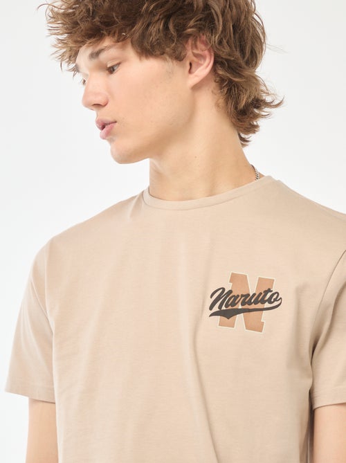 T-shirt con stampa 'Naruto' davanti/dietro a maniche corte - Kiabi